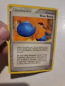 ORAN BERRY 85/109 EX Ruby & Sapphire Pokemon WOTC Card 2005 - Image 1