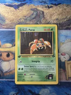 Erika's Paras 1st Edition 71/132 - Pokemon Card - Gym Challenge Common - Image 1