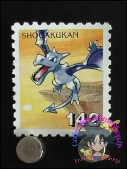 Aerodactyl Pokemon Stamp Card Japanese Shogakukan Nintendo Game Anime TCG K - Image 1
