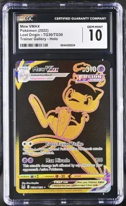 Mew VMAX - TG30/TG30 - Lost Origin - Pokemon TCG Card - Gem Mint 10 - Image 1