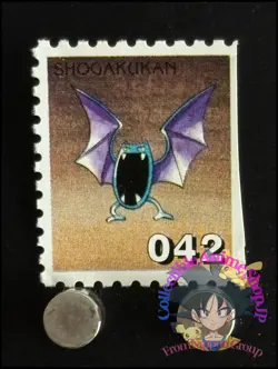 Golbat Pokemon Stamp Card Japanese Shogakukan Nintendo Game Anime TCG K - Image 1