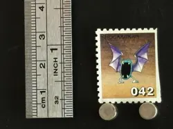Golbat Pokemon Stamp Card Japanese Shogakukan Nintendo Game Anime TCG K - Image 2