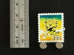 Electabuzz Pokemon Stamp Card Japanese Shogakukan Nintendo Game Anime TCG K - Image 2