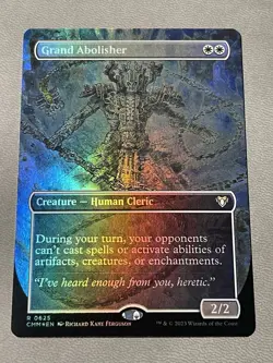 Grand Abolisher (Borderless) MTG Commander Masters Foil NM - Image 1