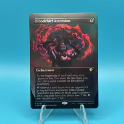 MTG BLOODCHIEF ASCENSION BORDERLESS FOIL NM Commander Masters CMM 0636 - Image 1