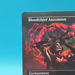 MTG BLOODCHIEF ASCENSION BORDERLESS FOIL NM Commander Masters CMM 0636 - Image 3