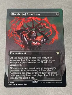 Bloodchief Ascension Borderless - CMM Commander Masters - MTG NM - Image 1