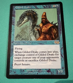 Gilded Drake - MTG - Urza's Saga - Magic the Gathering - Image 2