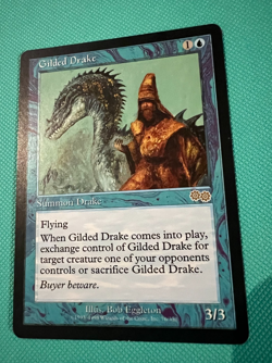 Gilded Drake - MTG - Urza's Saga - Magic the Gathering - Image 4