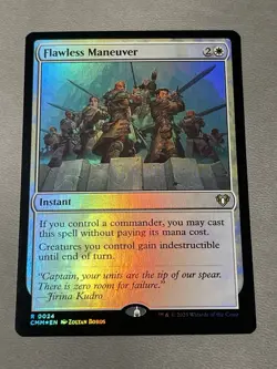 MTG Commander Masters CMM NM FOIL Flawless Maneuver - Image 1