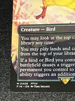 Traveling Chocobo (Borderless) Final Fantasy Regular Non Foil MTG NM - Image 5