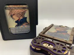 Cloud Midgar Mercenary Foil Borderless Playtest Card Mtg Final Fantasy - Image 2