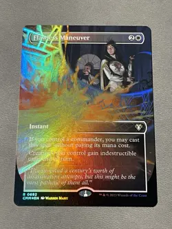 MTG Flawless Maneuver - Foil - Borderless, NM-Mint, English Commander Masters - Image 1