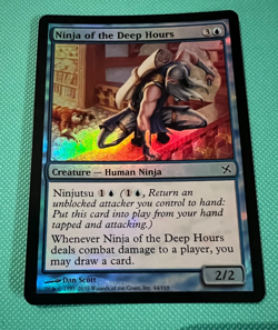 Ninja of the Deep Hours Foil - MTG - Betrayers of Kamigawa - Magic the Gathering - Image 1