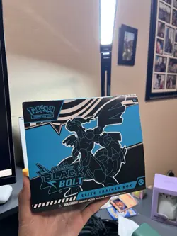 Pokemon TCG Black Bolt ETB [OPENED W/ PROMO, ACCESSORIES, BULK, 5 POKEBALLS] - Image 1