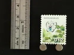 Butterfree Pokemon Stamp Card Japanese Shogakukan Nintendo Game Anime TCG L - Image 2