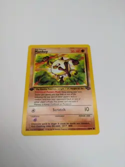 NM MANKEY 1ST EDITION - 55/64 WotC Pokemon TCG Jungle Set - Image 2