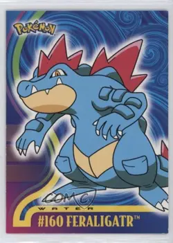 Feraligatr Topps Pokemon TV Animation Edition Johto League Champions #160 1bu3 - Image 1