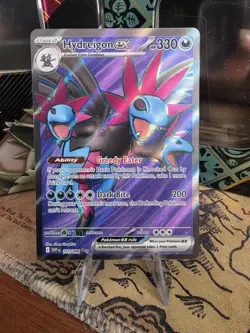 POKEMON - HYDREIGON EX - 161/086 - FULL ART ULTRA RARE - S&V WHITE FLARE - NEW - Image 1