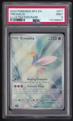 Pokemon - Shrouded Fable 2024 - Cresselia 071/064 - Illustration Rare - PSA 9 - Image 1