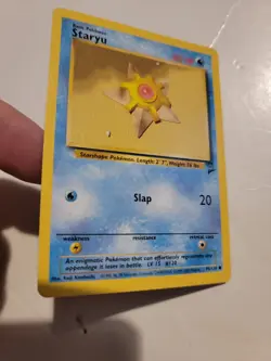 Staryu 95/130 Common Base Set 2 Pokemon TCG Wotc Nintendo Vintage 1999 2000 - Image 1