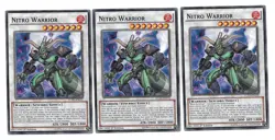 YUGIOH - 3x Nitro Warrior - (LC5D-EN032 - 1st Ed - Common) - NM - Image 1