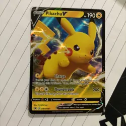Pikachu V SWSH061 - Promo - Pokemon Trading Card Game - Image 1