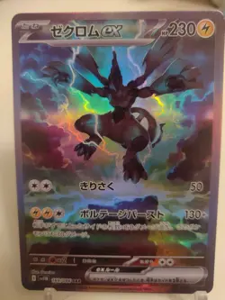 *Custom-made*High Quality,Textured Holo,Jpn Zekrom Ex #169"Display Card" - Image 1