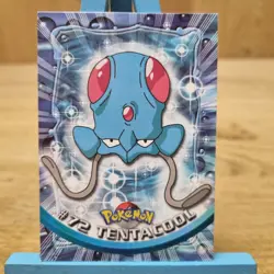 Tentacool #72 Topps Series 1 Blue Back Card Non Holo - Image 1