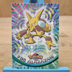 Alakazam #65 Topps Series 1 Blue Back Card Non Holo - Image 1