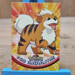 Growlithe #58 Topps Series 1 Blue Back Card Non Holo - Image 1