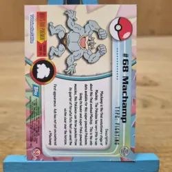 Machamp #68 Topps Series 1 Blue Back Card Non Holo - Image 2