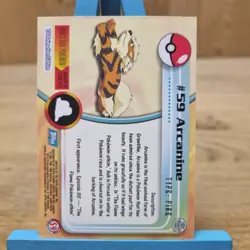 Arcanine #59 Topps Series 1 Blue Back Card Non Holo - Image 2