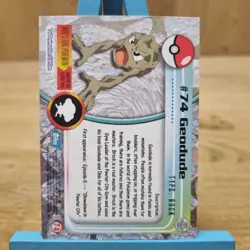 Geodude #74 Topps Series 1 Blue Back Card Non Holo - Image 2
