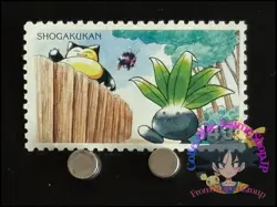 Snorlax Oddish Venonat Pokemon Stamp Card Japanese Shogakukan Nintendo TCG L - Image 1