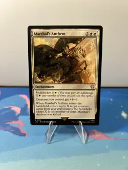 x1 Marshal's Anthem MTG Commander: The Lord of the Rings: Tales of Middle-Earth - Image 1