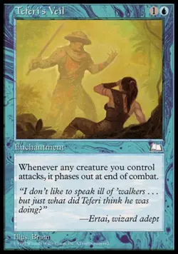 Teferi's Veil - Light Play MTG Weatherlight - Image 1
