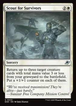 [MTG] Scout for Survivors (Foil) (0033) (EOE) NM - Image 1