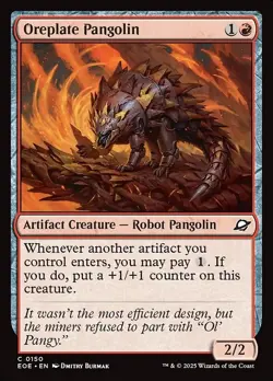 [MTG] Oreplate Pangolin (Foil) (0150) (EOE) NM - Image 1
