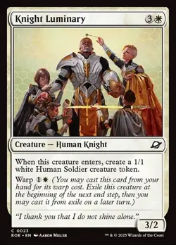 [MTG] Knight Luminary (0023) (EOE) NM - Image 1