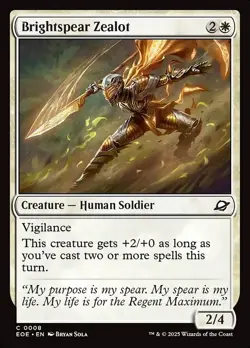 [MTG] Brightspear Zealot (0008) (EOE) NM - Image 1