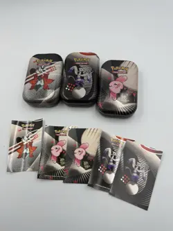 Pokemon Black Bolt & White Flare Empty Mini Tins - x 3 - Image 3