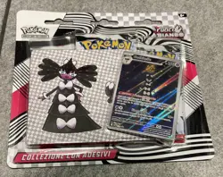 POKEMON 2 x FUOCO BIANCO- LUCE NERA CON ADESIVO 3 Pack ITALIANO PRONTA CONSEGNA - Image 2