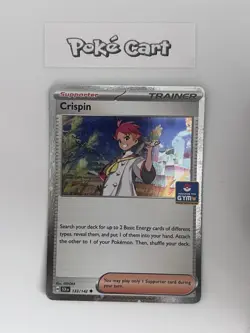 Pokemon Asia Exclusive Crispin Gym Promo Stamped 133/142 - Image 1