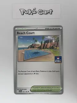 Pokemon Asia Exclusive Beach Court Gym Promo Stamped 067/198 - Image 1