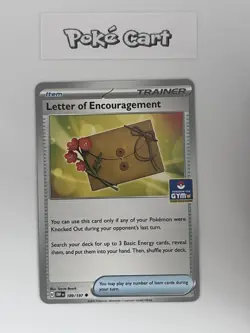 Pokemon Asia Exclusive Letter of Encouragement Gym Promo Stamped 189/197 - Image 1