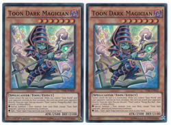 2x Toon Dark Magician - (TDIL-EN032 - Mixed Ed - Super Rare) - NM - Yugioh - Image 1