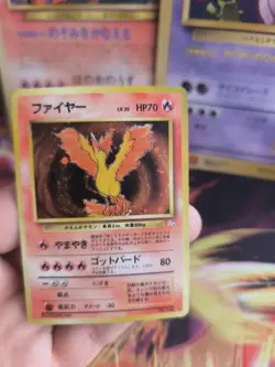 Pokemon Karte Card Lavados Moltres Mysterious Of Fossil Holo Wotc japanese Exc - Image 5