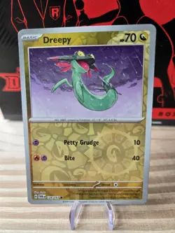 Pokemon Card Dreepy Twilight Masquerade Reverse Holo 128/167 Near Mint - Image 1
