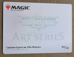 MTG Art Series: Streets of New Capenna Capenna Express Art Card - Image 2